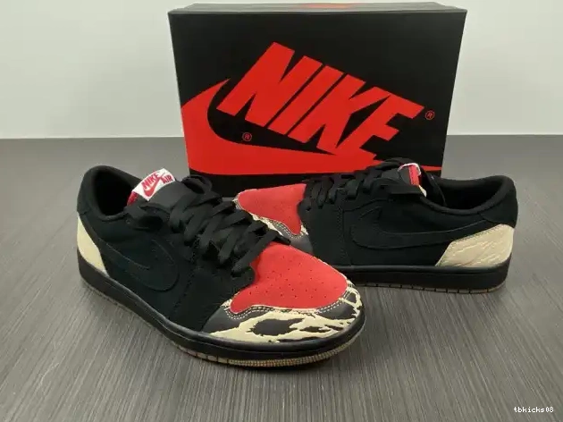 Cheap TBkick DN3400-001 Jordan 1 SoleFly Carnivore Low x Air 0404